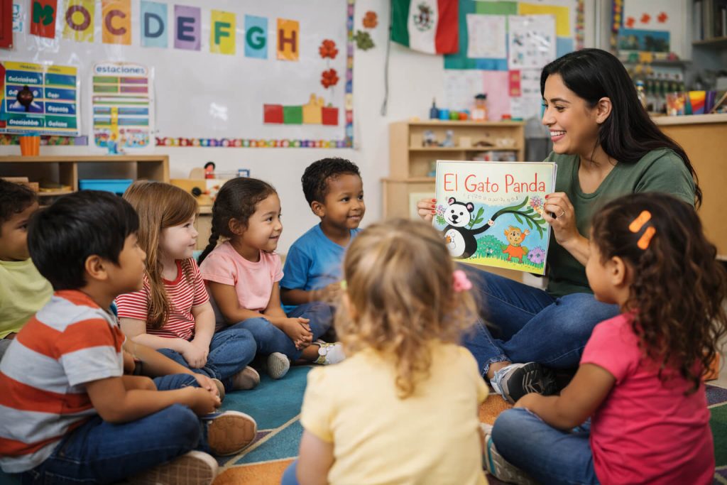 Child drawing during art class